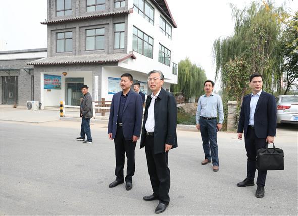 淮阴区人民政府 朱晓波带队调研渔沟镇,高家堰镇